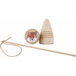 Lesní svět Retro káča s bičíkem Liška – Zbozi.Blesk.cz