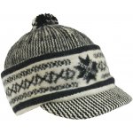 Pletená čepice Tarpia tm.modrá-smetanová – Zboží Mobilmania