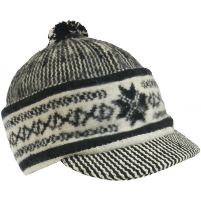 Pletená čepice Tarpia tm.modrá-smetanová – Zboží Mobilmania