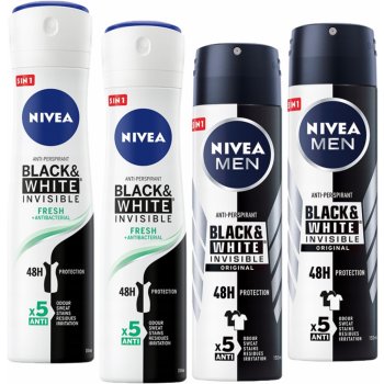 Nivea Men Invisible for Black & White deospray 150 ml