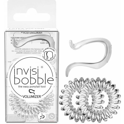 Invisibobble VOLUMIZER Crystal Clear - Pomůcka k vytvoření objemnějšího culíku 1 ks – Zboží Mobilmania