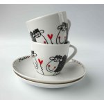 Espresso hrnek - zamilované ovečky – Sleviste.cz