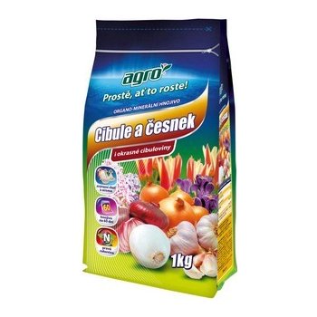 Agro Organominerální hnojivo cibule a česnek 1 kg