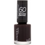 Rimmel London 60 Seconds Super Shine lak na nehty 900 Rita´s Black 8 ml – Hledejceny.cz