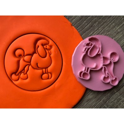 TVOŘÍTKO Pudl II - razítko Rozměr: 8 cm, + Vykrajovátko: Ano – Hledejceny.cz