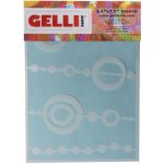 Gelli Arts Šablona Gelli Plate 14x19 cm Beads, korálky – Zboží Dáma