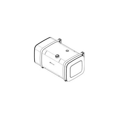 Hliníková naftová nádrž 550 litrů, 1360x636x706mm + držáky, NSGA0550136C100 – Zboží Mobilmania