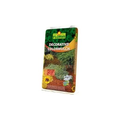 Floria Dekorativní barevný mulč oranžový 70 l – HobbyKompas.cz