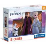 Clementoni obrázkové kostky Ledové království 12 kostek – Sleviste.cz