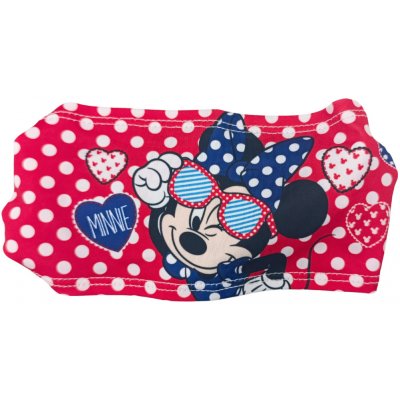 Sun City Čelenka Minnie poly červená s puntíky – Zboží Dáma