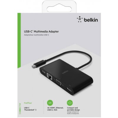 Belkin USB-C Multimedia Adapter AVC004btBK – Sleviste.cz