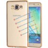 Pouzdro a kryt na mobilní telefon Samsung PROTEMIO 1448 Silikonový obal Samsung Galaxy J3 2016 METALLIC zlatý