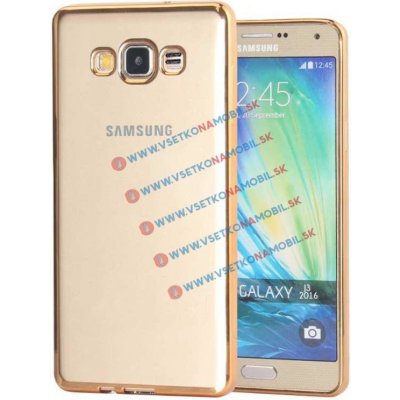 PROTEMIO 1448 Silikonový obal Samsung Galaxy J3 2016 METALLIC zlatý – Zbozi.Blesk.cz