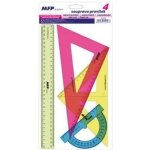 MFP Paper pravítko rýsovací set colours 4 kusy 5310109 – Zboží Mobilmania
