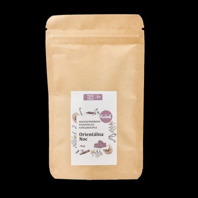 Kvitok Magická pěna do koupele v prášku Orientální noc 60 g – Sleviste.cz