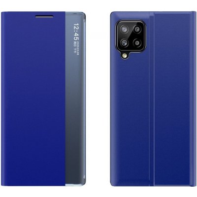 Pouzdro Beweare Sleep Flip S-View Cover Samsung Galaxy A12 / A12 5G - modré – Zboží Mobilmania