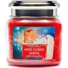 Svíčka Village Candle Here Comes Santa 92 g