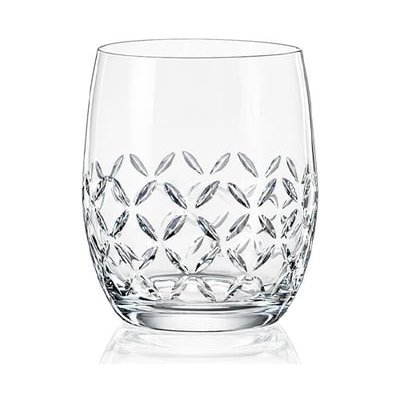 Crystalex Bohemia Crystal Sklenice na nealko whisky a rum Club Cross leštěný 2 x 300 ml – Zbozi.Blesk.cz