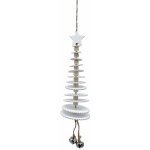 H&L Závěsný Vánoční stromek natural 30cm kolečka DH8001000 – Hledejceny.cz