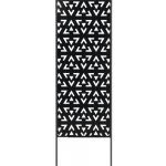Opora pro popínavé rostliny Lafiora Triangel kovová 60 x 180 cm černá – Hledejceny.cz
