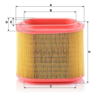 MANN FILTER Vzduchový filtr C 24 196 – Hledejceny.cz