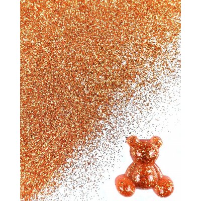 Třpytky glitrové do pryskyřice 10 g měděné – Zboží Dáma