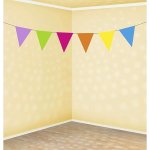 Girlanda barevná vlaječková Funny – Zboží Dáma