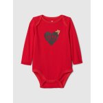 GAP Baby body z organické bavlny Červená – Sleviste.cz
