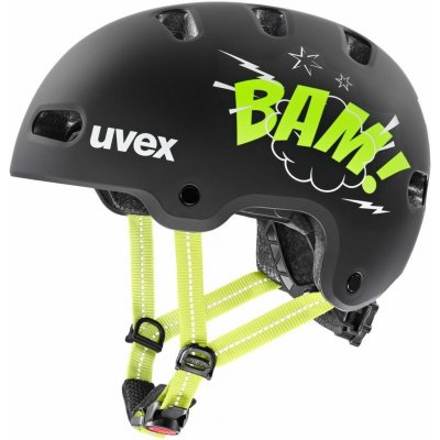 UVEX KID 4 STYLE BAM BLACK - LIME MATT 2026 – Zboží Dáma