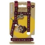 Rosewood postroj hlodavce nylonový s vodítkem mix barev S – Zboží Dáma