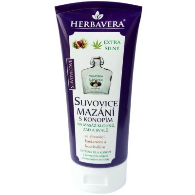 Herbavera slivovicové mazání s konopím 200 ml – Zboží Mobilmania