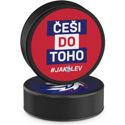 CCM Hokejový puk Lev Blue/Red – Zboží Dáma