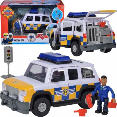 Simba Hasič Sam Jeep Policejní Malcolm Akční – Zboží Mobilmania