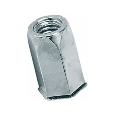 Matice nýtovací M5 ZHM FE 6HR (0.5-3/14) ZN redukční hlava matice nýtovací 34341050030, zapuštěná hlava micro 6-hr, zinek – Sleviste.cz