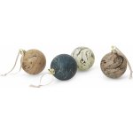 Vánoční koule MARBLE 9 cm sada 4 ks sklo ferm LIVING – Hledejceny.cz