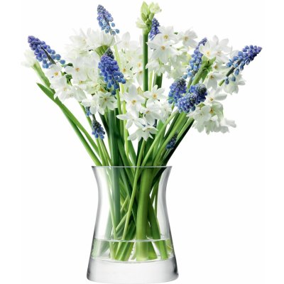 LSA International Flower Garden Posy skleněná váza v.13cm čirá, LSA, Handmade – Hledejceny.cz