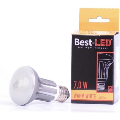 Best-Led E27 7W Teplá bílá BL-R63-7