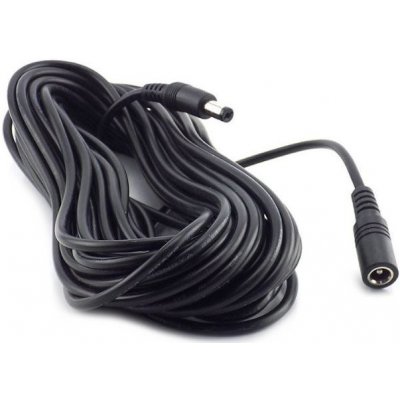 EZVIZ prodlužovací venkovní napájecí kabel k IP kamerám/ 1× DC 5,5 mm male/ 1× DC 5,5 mm female/ délka 10m/ černý – Zboží Živě