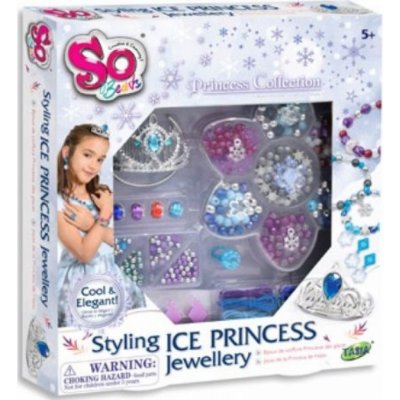 SO BEADS Korálky ledová princezna kreativní set dětská bižuterie – Hledejceny.cz