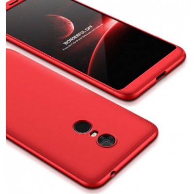 Pouzdro GKK s ochranou hran Xiaomi Redmi Note 5 - červené