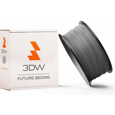 3DW - PLA 1,75mm šedá, 1kg, tisk 190-210°C
