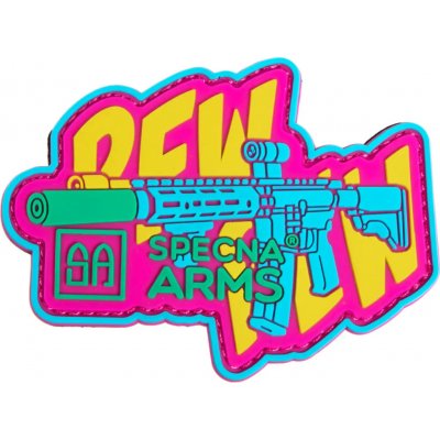 3D nášivka Specna Arms Pew Pew - Rainbow – Sleviste.cz