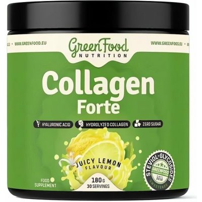 GreenFood Nutrition Collagen Forte Juicy Lemon 180 g – Hledejceny.cz