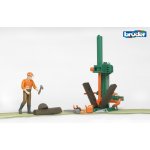 Bruder 62650 Dřevařský set s figurkou – Zboží Dáma