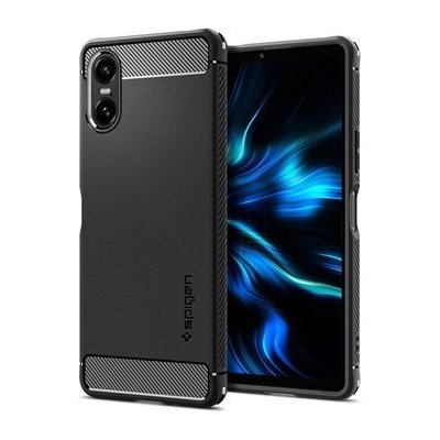 Spigen Rugged Armor, matte black - SONY Xperia 10 VI (ACS08298) – Zbozi.Blesk.cz