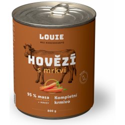 Louie Dog Hovězí s mrkví 800 g