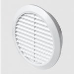 DEN BRAVEN Mřížka větrací kruhová se síťovinou 100mm bílá – Zboží Mobilmania