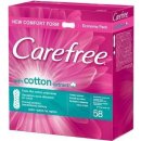 Hygienické vložky Carefree slipové vložky s výtažkem z bavlny Cotton 58 ks
