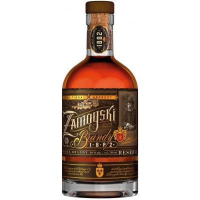 Zamoyski Brandy Reserva 40% 0,7 l (holá láhev) – Zboží Dáma