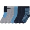 Pepperts Chlapecké ponožky s BIO bavlnou, 5 párů šedá / tmavě šedá / modrá / černá